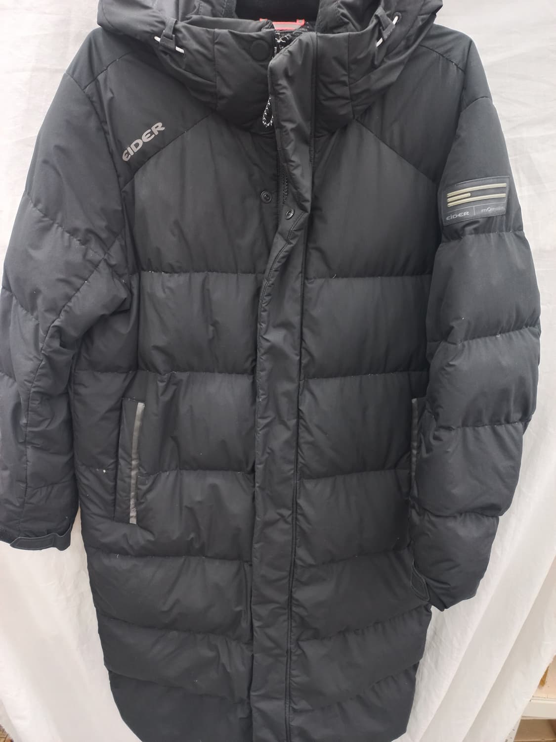 아이더 모멘텀 구스 롱패딩 블랙 (남100) 상품이미지1
