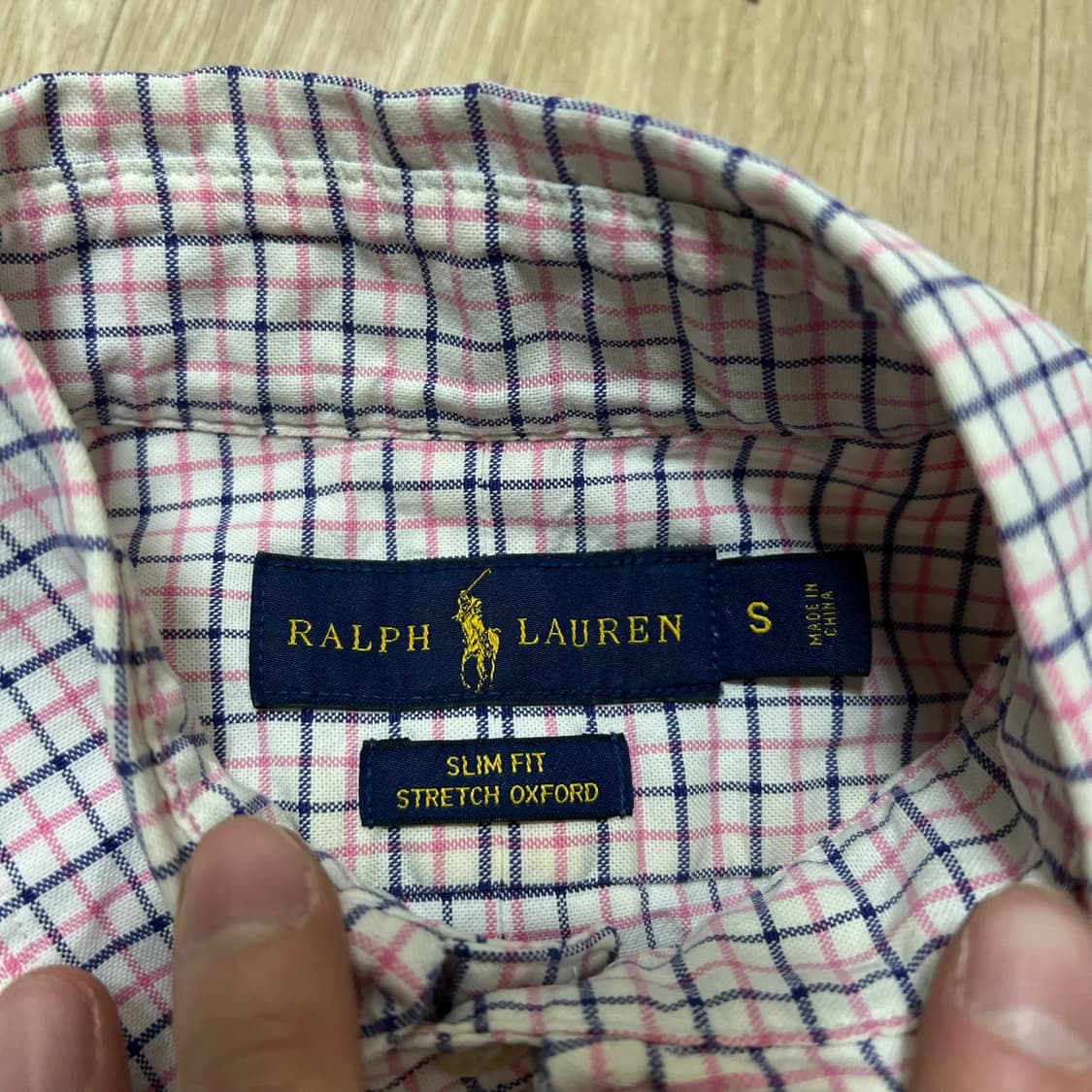 폴로 랄프로렌 옥스포드 체크셔츠 S/90  상품이미지5