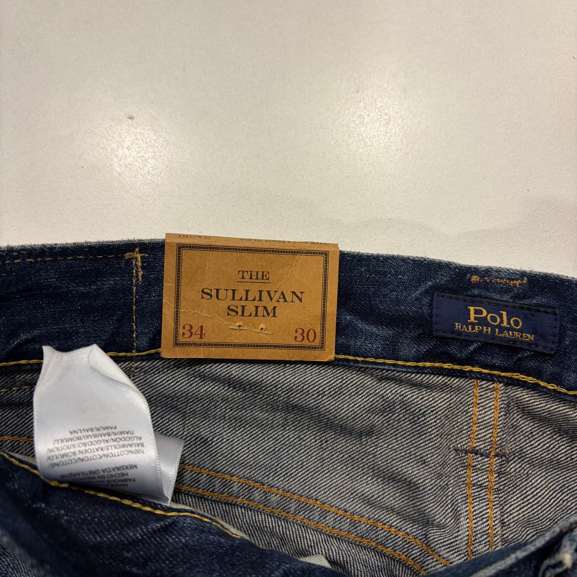 [34x30] 폴로 랄프로렌 패치워크 데미지 디스 데님 팬츠 B901 상품이미지4