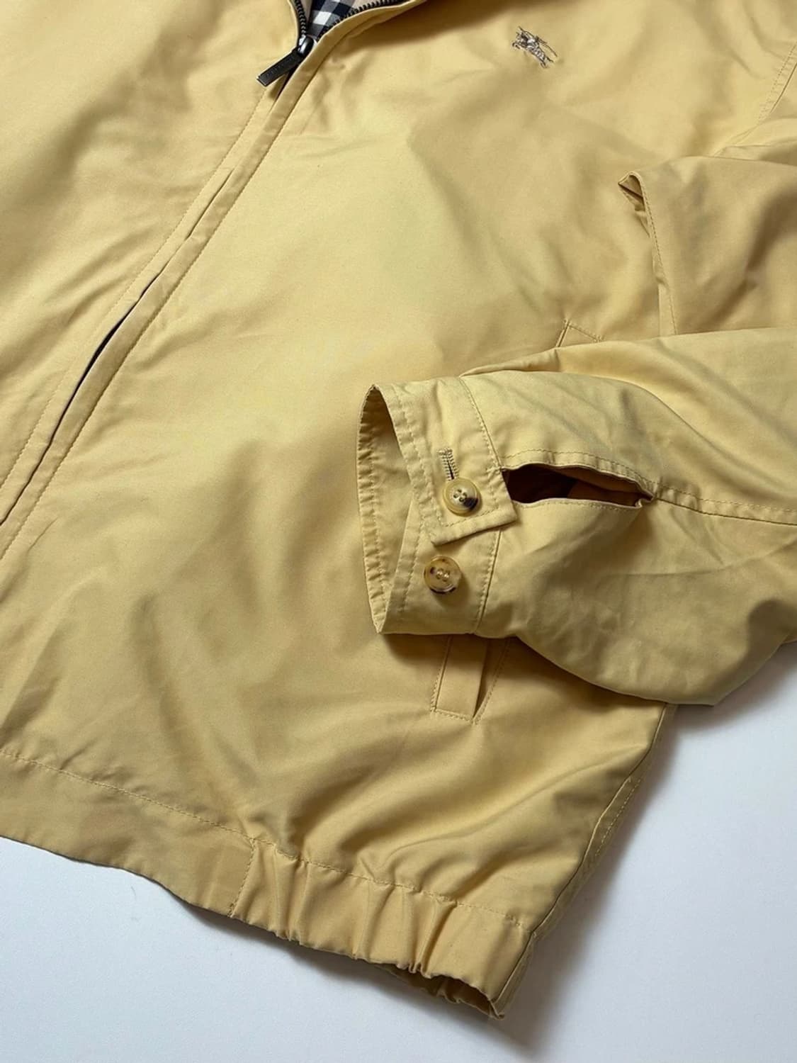 버버리 00's 퍼티그 탠저린 블루종 자켓 PN8094 상품이미지6