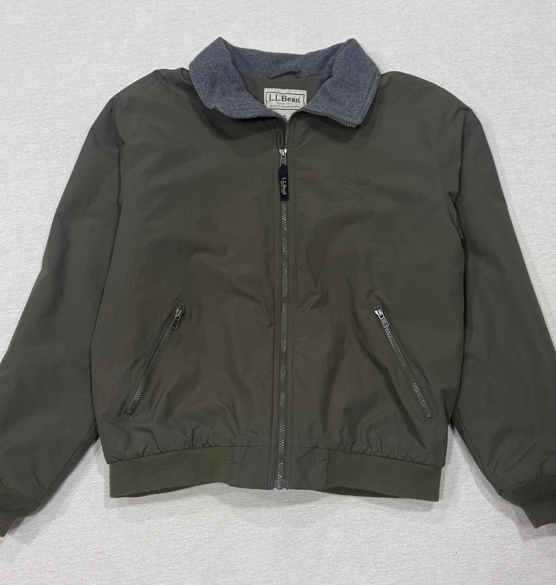 00s 엘엘빈 웜업자켓 카키 M 상품이미지1