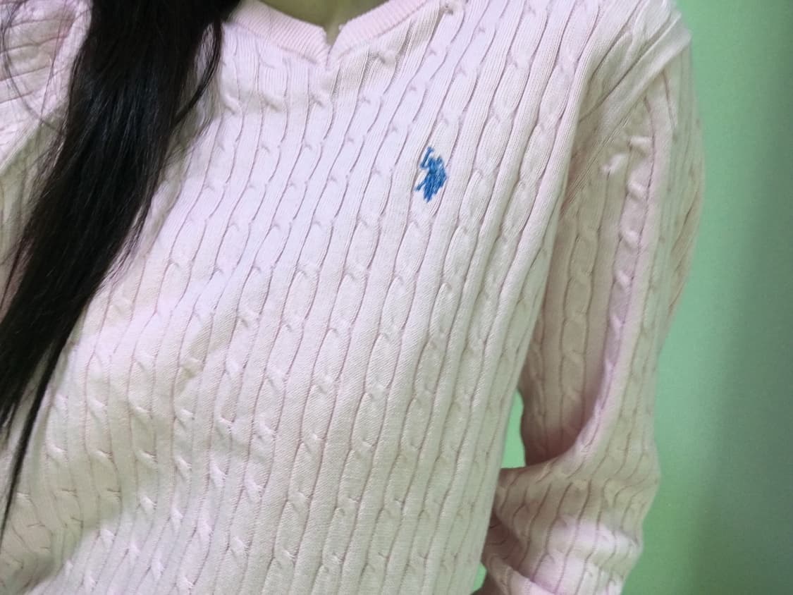 폴로 / Polo _ 연핑크 니트 상품이미지9