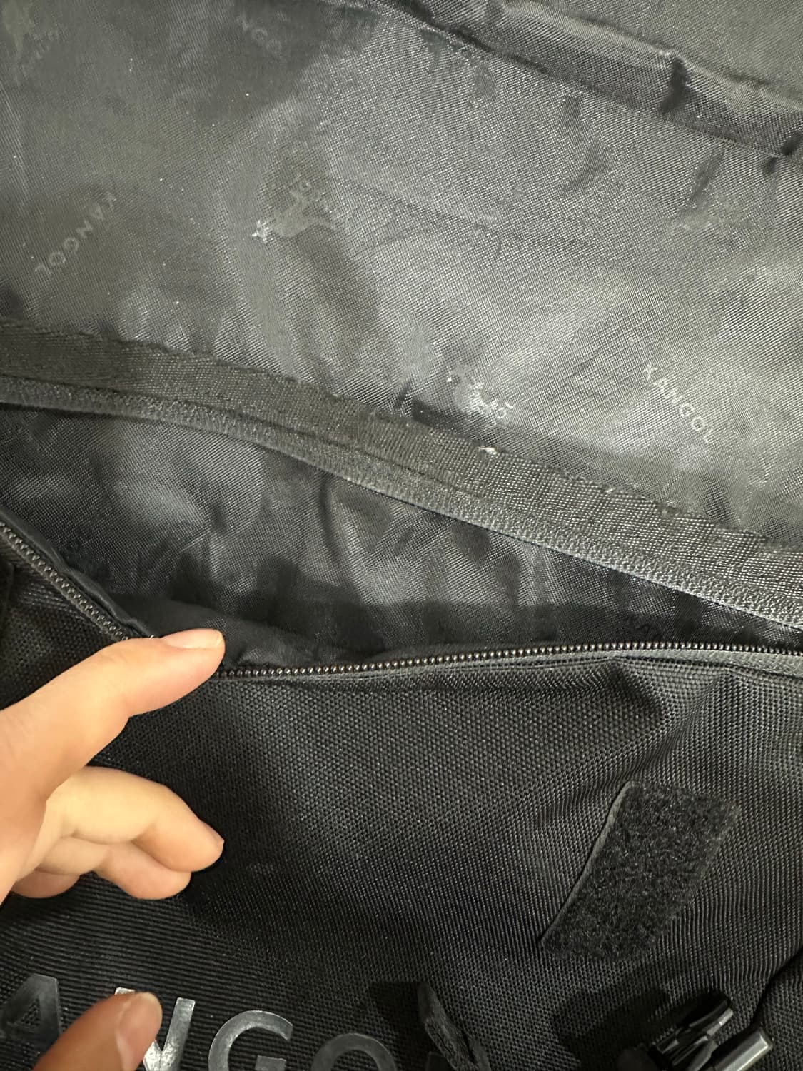 캉골 메신저 크로스백 블랙 OS 상품이미지4