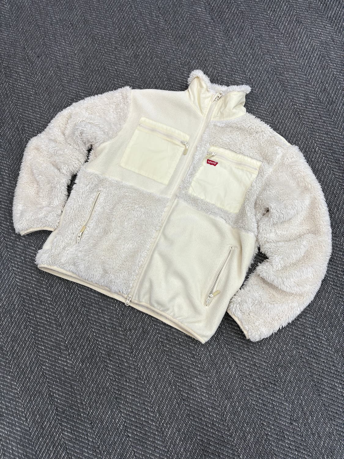 리바이스 양털 후리스집업M 상품이미지1