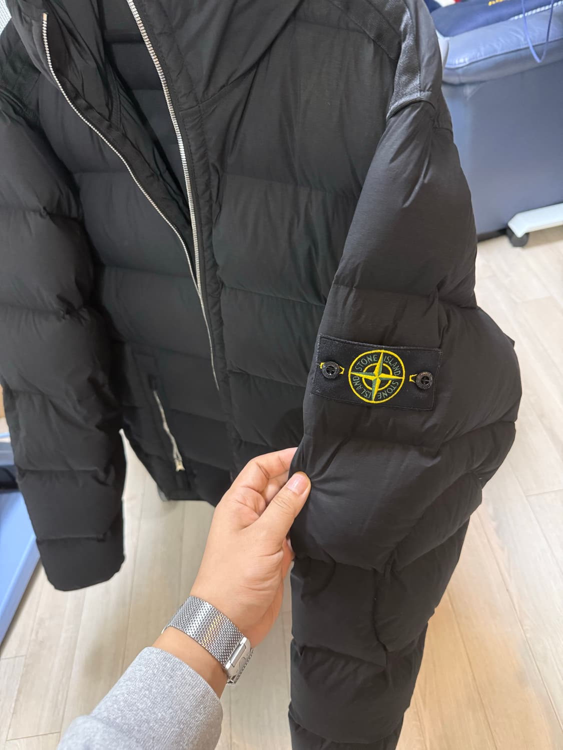 [새제품]스톤 아일랜드 패딩 심리스 터널 나일론 다운-TC 자켓 상품이미지5