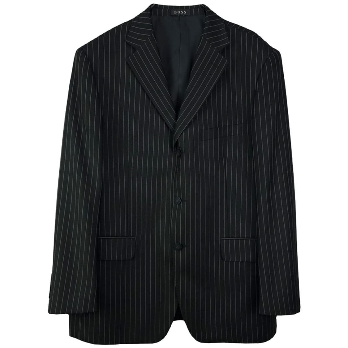 [휴고보스] 데디 숄더 빈티지 스트라이프 쓰리버튼 블레이저 P01577 상품이미지2