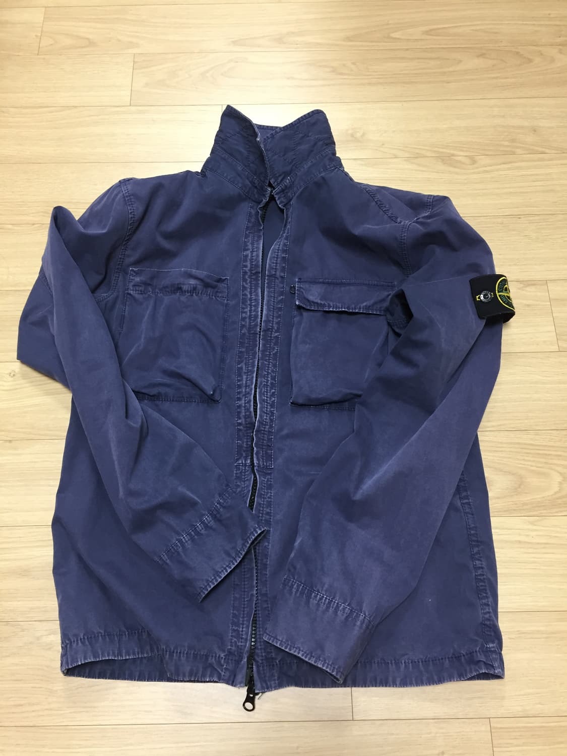 스톤아일랜드 가먼트다이드 오버셔츠 자켓 상품이미지1