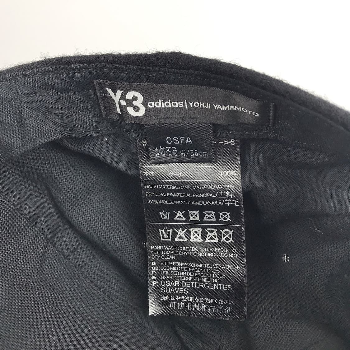 아디다스x요지야마모토 Y-3 엑스레이 울 볼캡 모자 상품이미지7