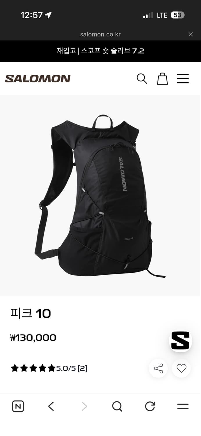 살로몬 피크 10 상품이미지1