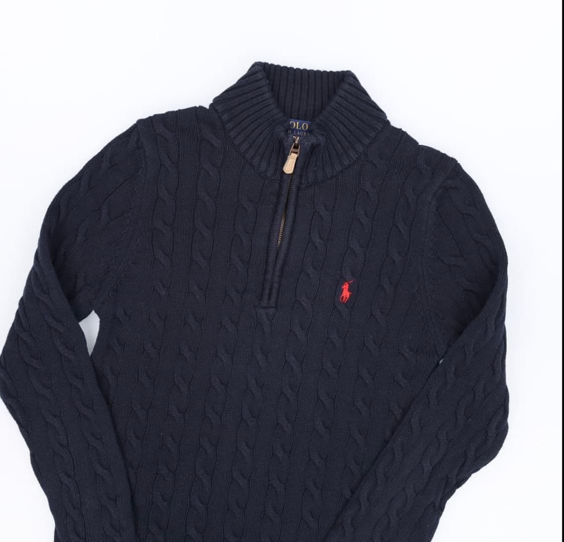 폴로 반집업니트 상품이미지3