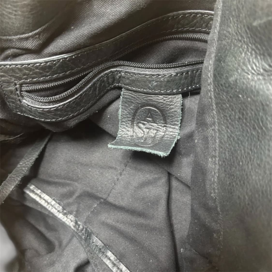 Ash 블랙 레더 숄더/크로스백 상품이미지2