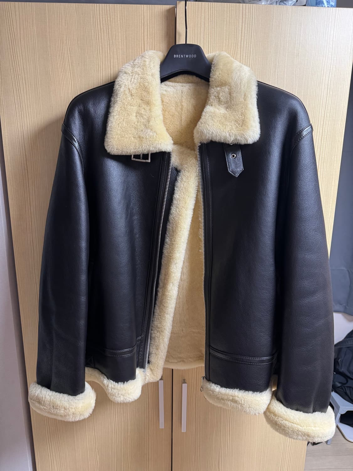 [XL] 도프제이슨 리얼 무스탕 브라운 상품이미지1