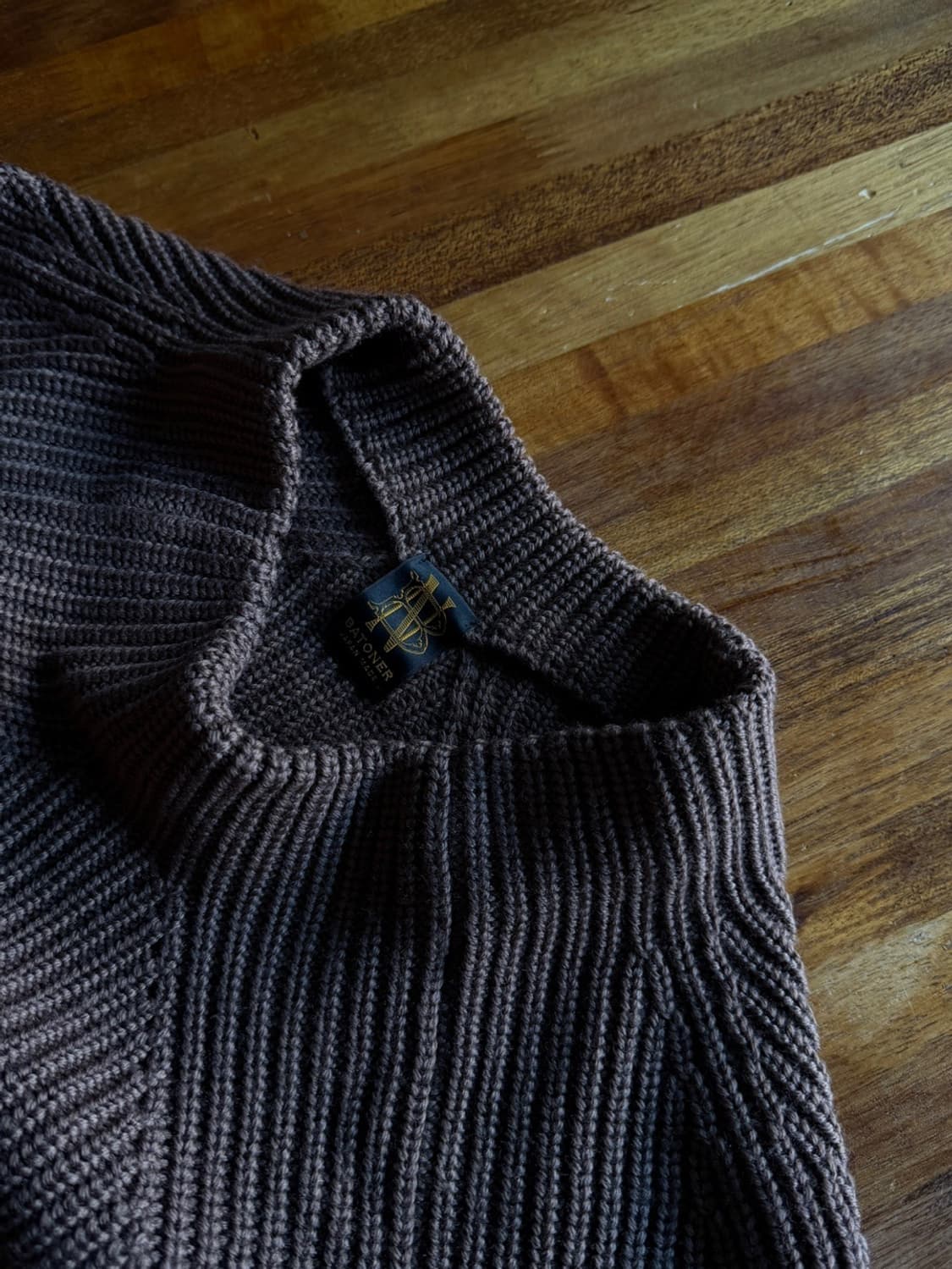 바토너 모호크넥 니트 66~77 상품이미지5