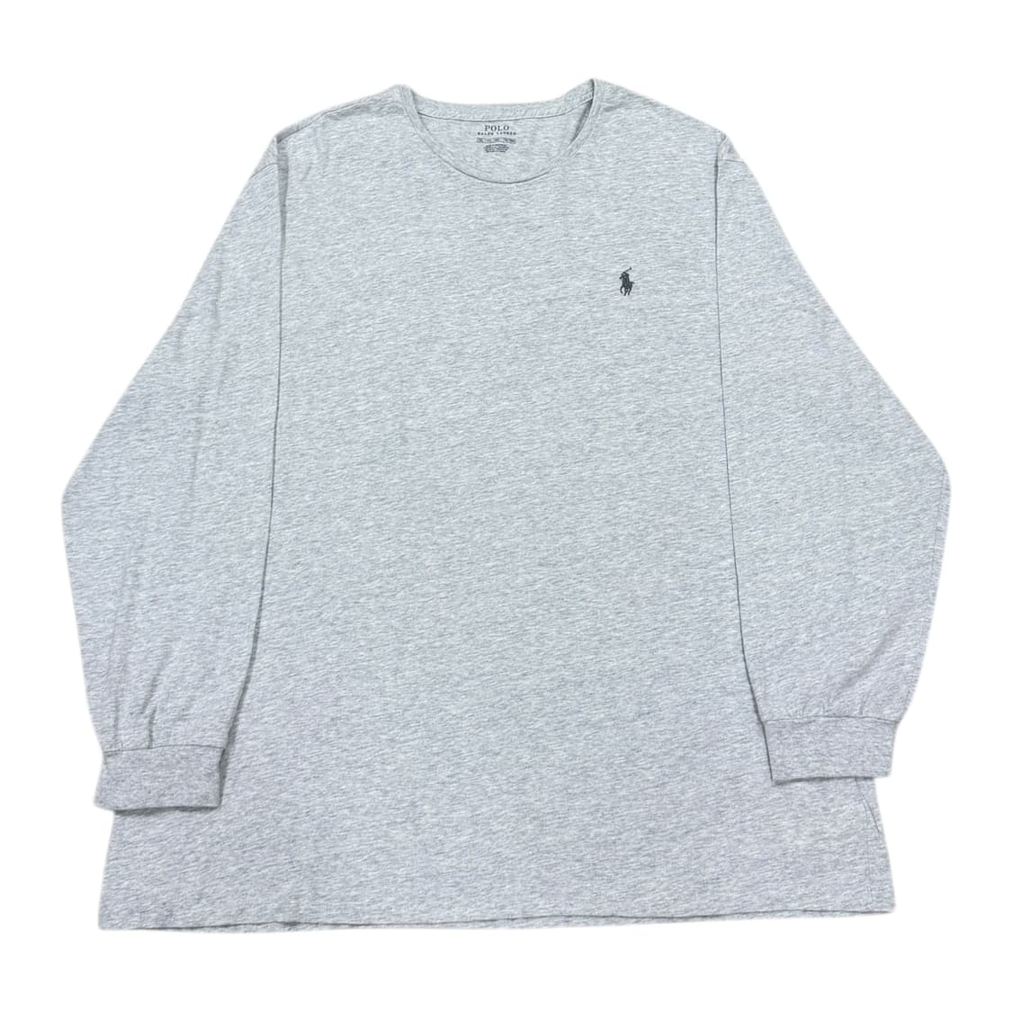 폴로 랄프로렌 면 롱슬리브 긴팔티 그레이 2XL 상품이미지1