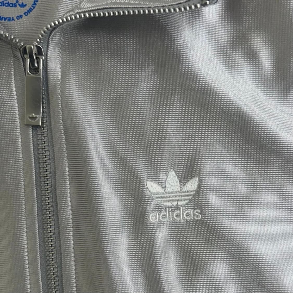 아디다스 희귀 빈티지 실버 져지 트랙탑 상품이미지3