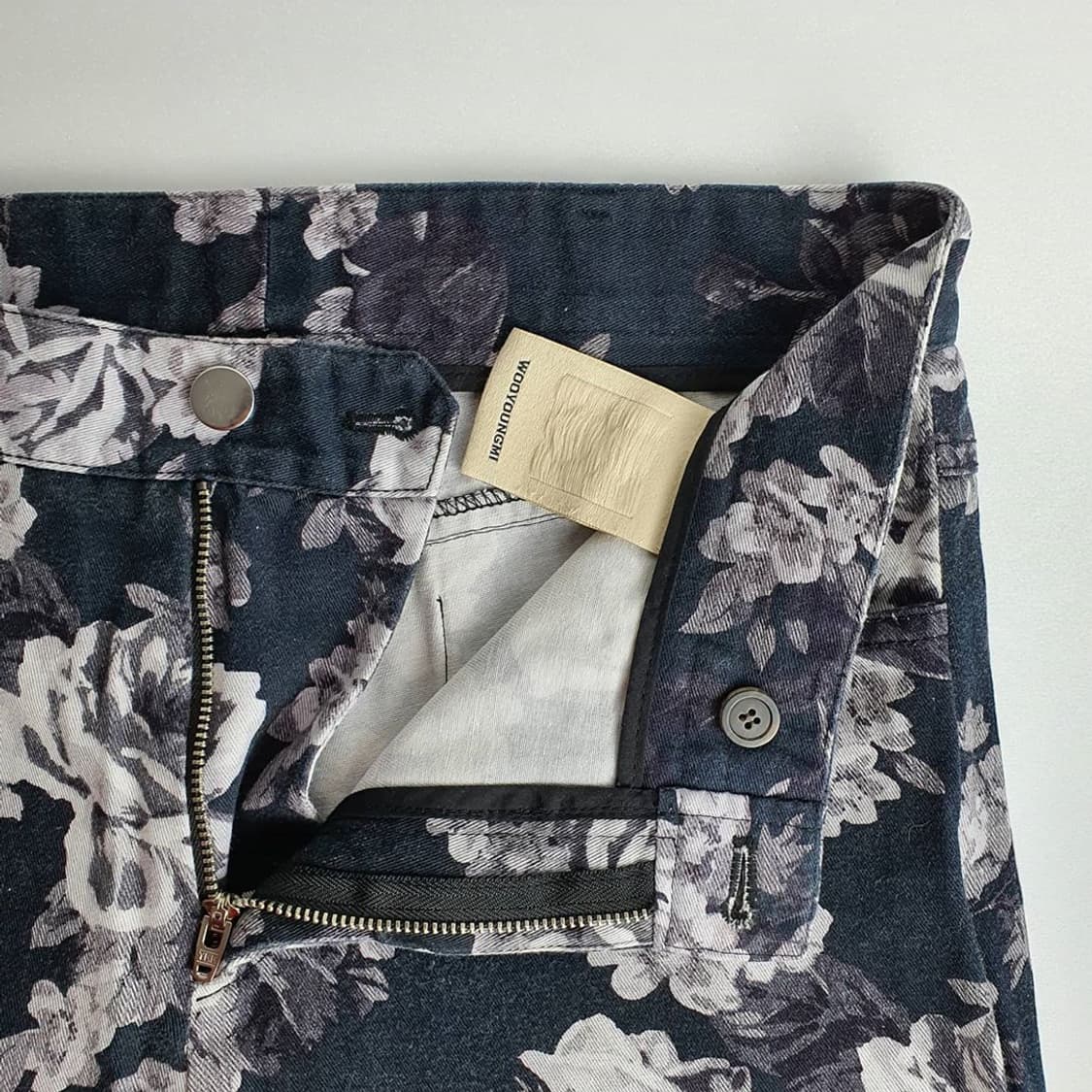 [46] 우영미 그레이쉬 블랙 플라워 데님진 상품이미지6