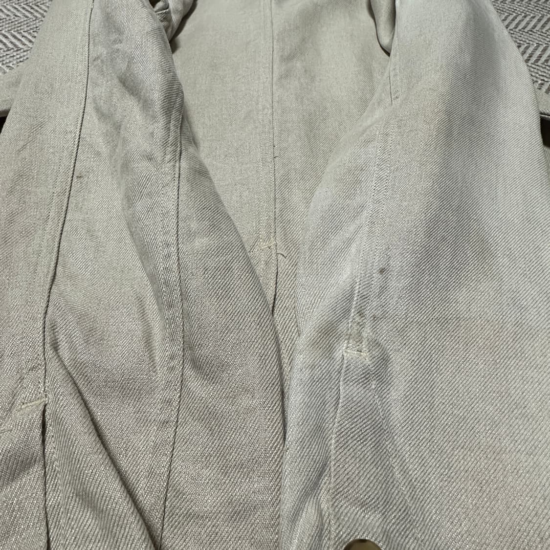 PHERROWS japan work shirt jacket ivory 상품이미지4