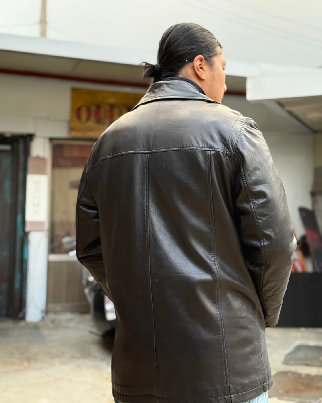 Alfani 레더 카코트 M 상품이미지10