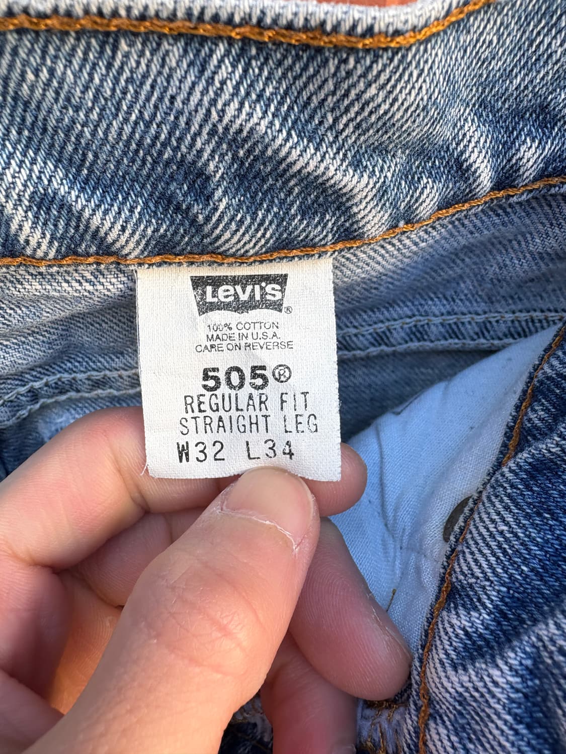 90's 리바이스 505 (미국생산) 상품이미지3