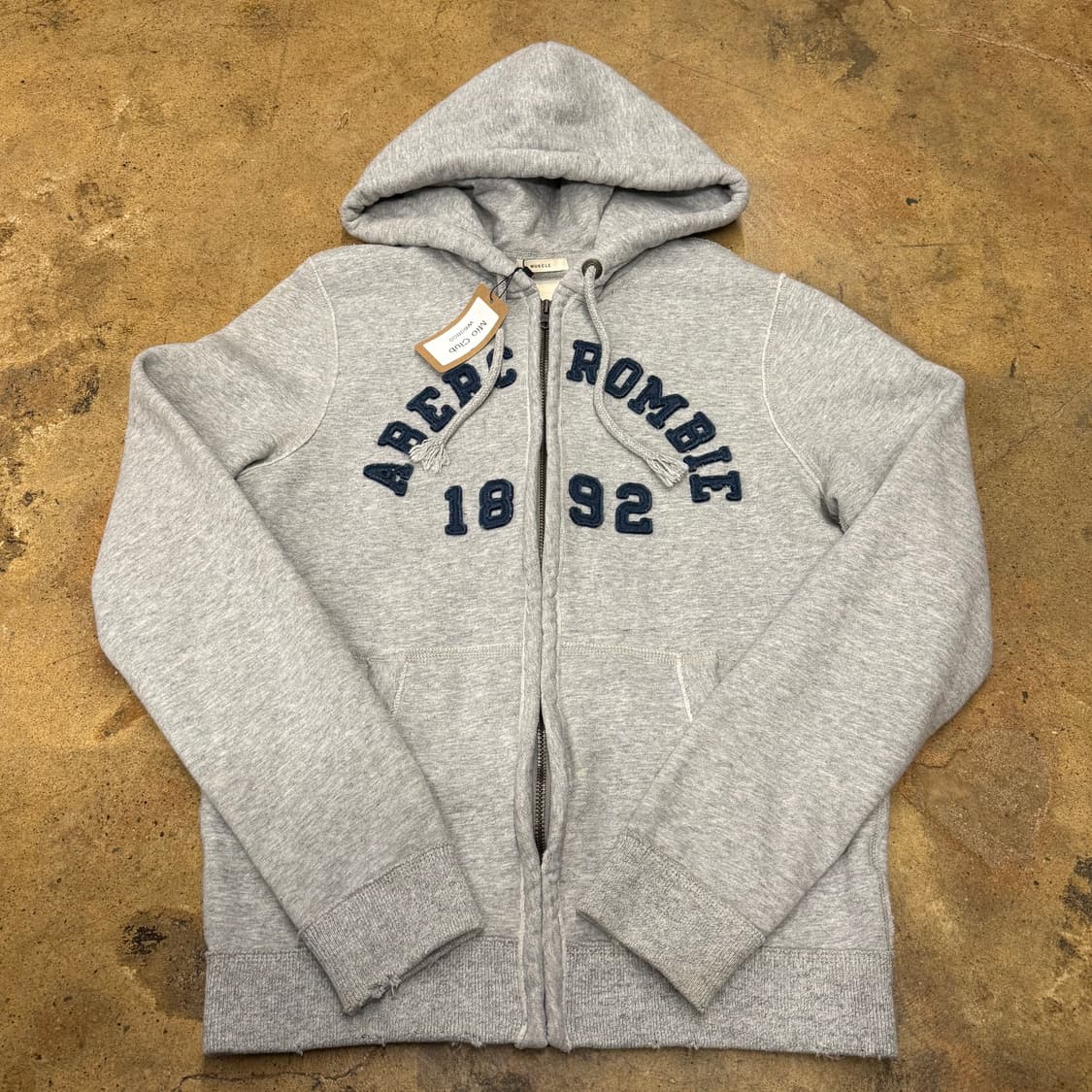 아베크롬비 그레이 후드집업 상품이미지2