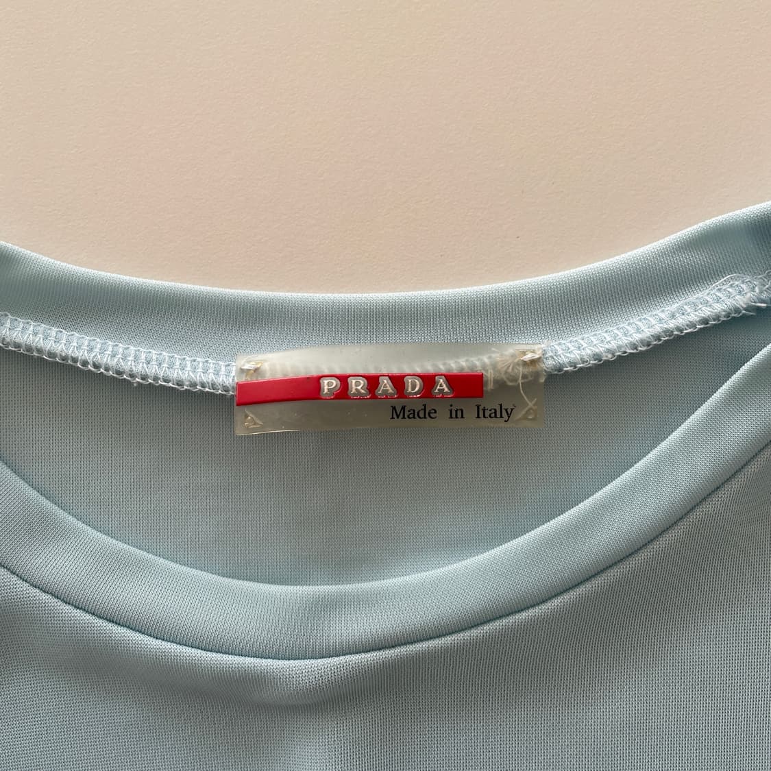프라다 스포츠 하늘색 반팔 티셔츠 상품이미지8