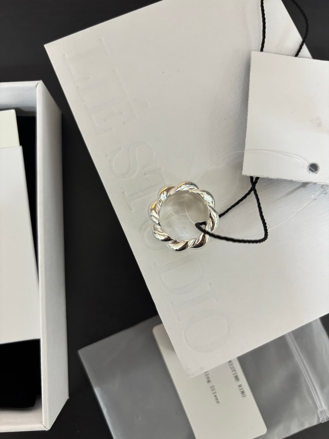 [50] 리에스튜디오 크리스틴링 차정원반지 새상품 상품이미지7