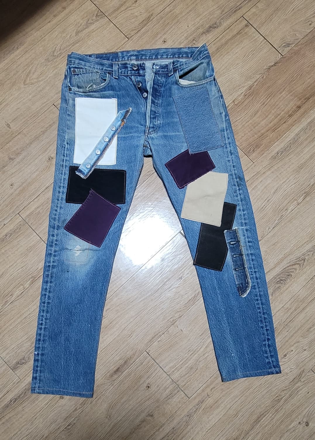 리바이스 levis 501 remake 리메이크 연청  31-32사이즈 상품이미지1