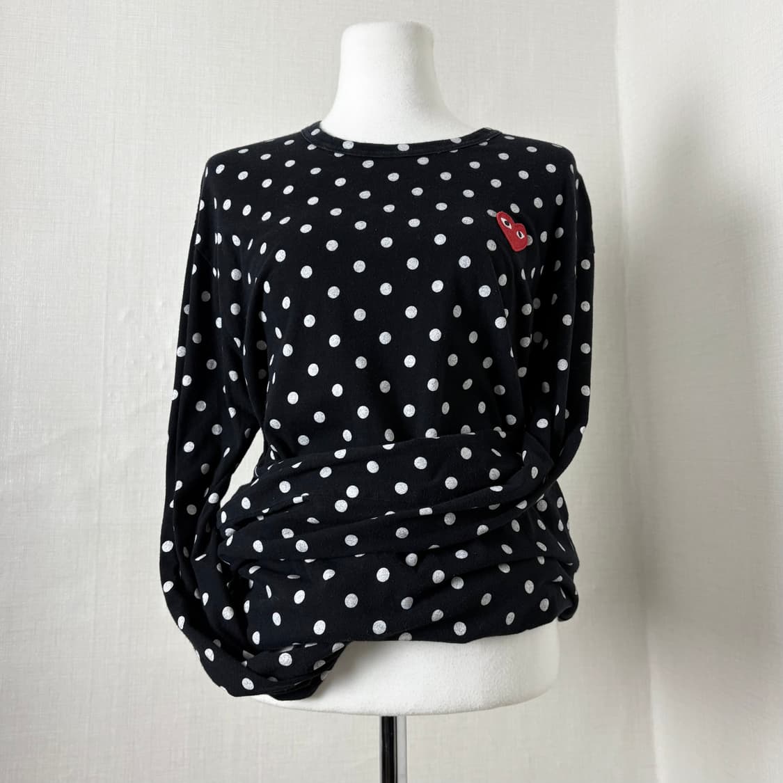 꼼데가르송 도트 롱슬리브 상품이미지1