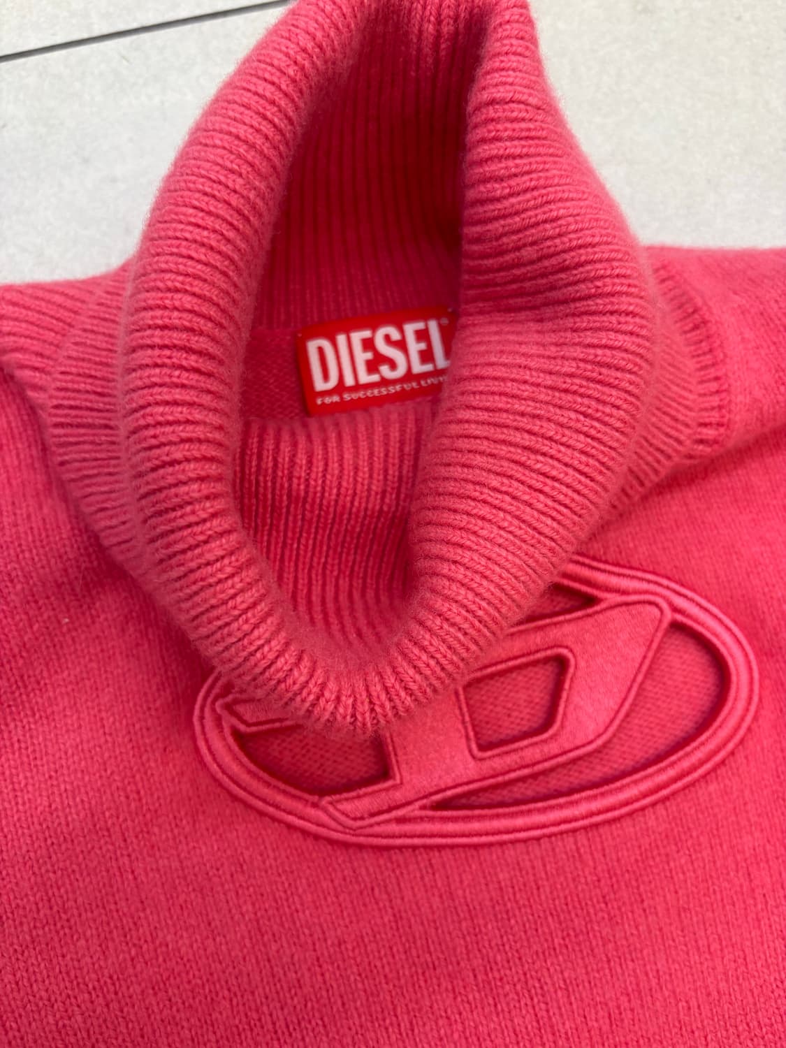 디젤 M 아가렛 로고 니트 상품이미지5