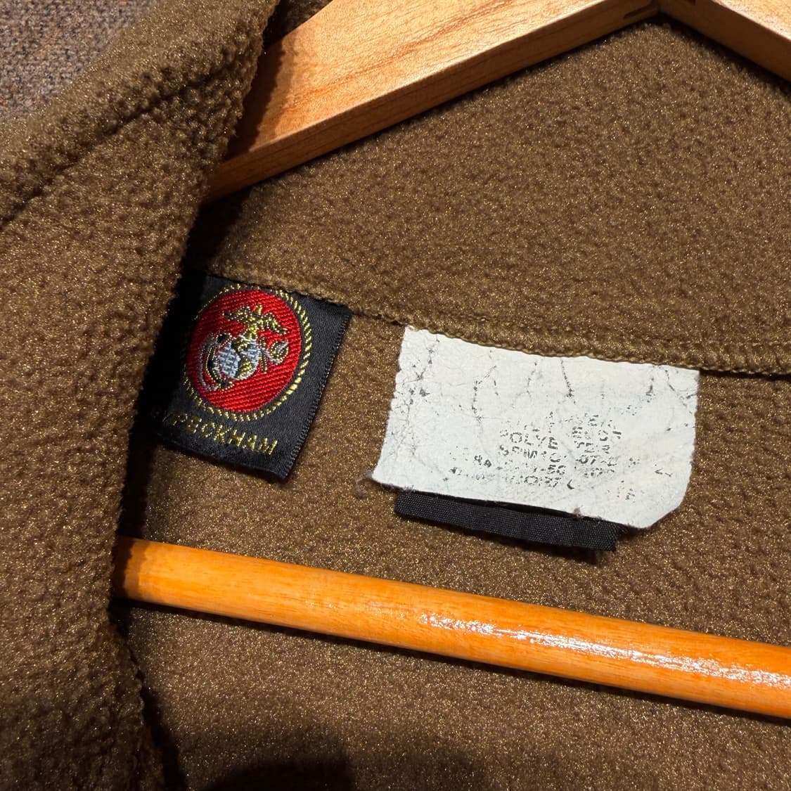 USMC 미해병대 오리지널 폴라텓 풀오버 플리스 L 상품이미지2