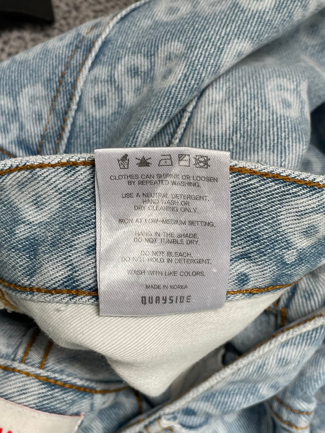 30 아카이브볼드 프린팅 데님 청바지 상품이미지8