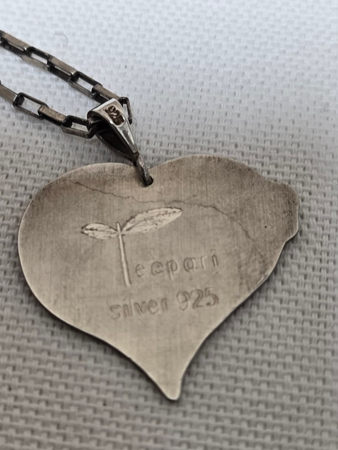 아트페이스 하트 실버925 펜던트 목걸이｜빈티지 실버 상품이미지3