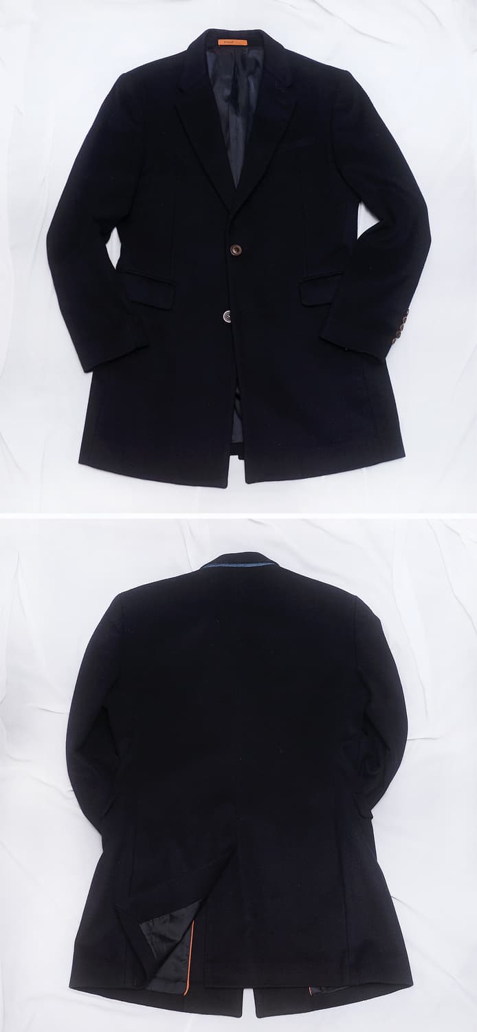 킨록 울.캐시미어 클래식 싱글 체스터 코트 자켓 (95-100) 상품이미지2