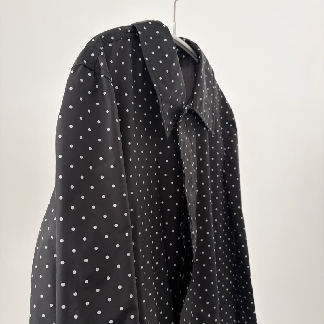 Polka Dot Nylon Coat 상품이미지5