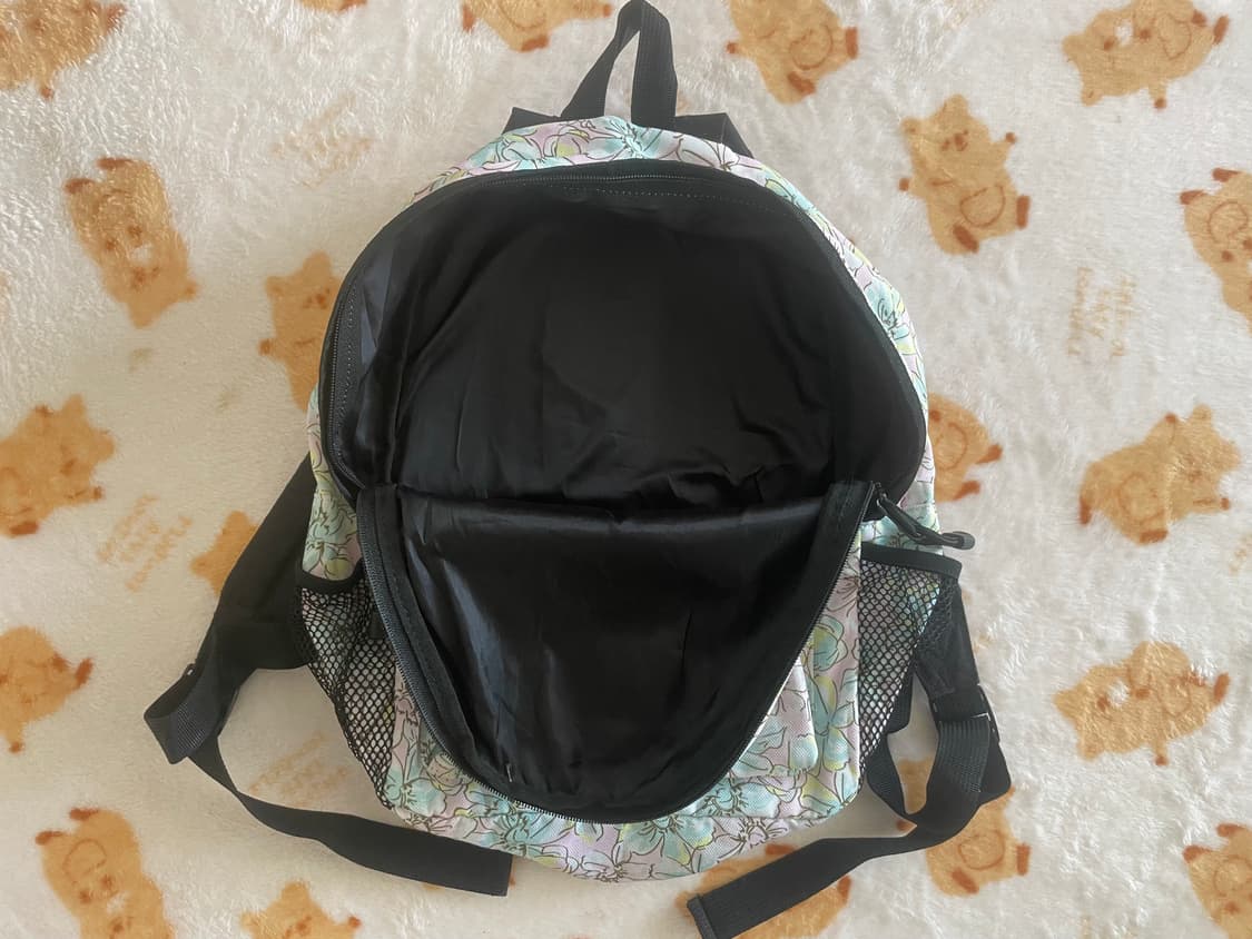 모리걸 빈티지 플라워 하트 백팩 🌸💚🤎 상품이미지4