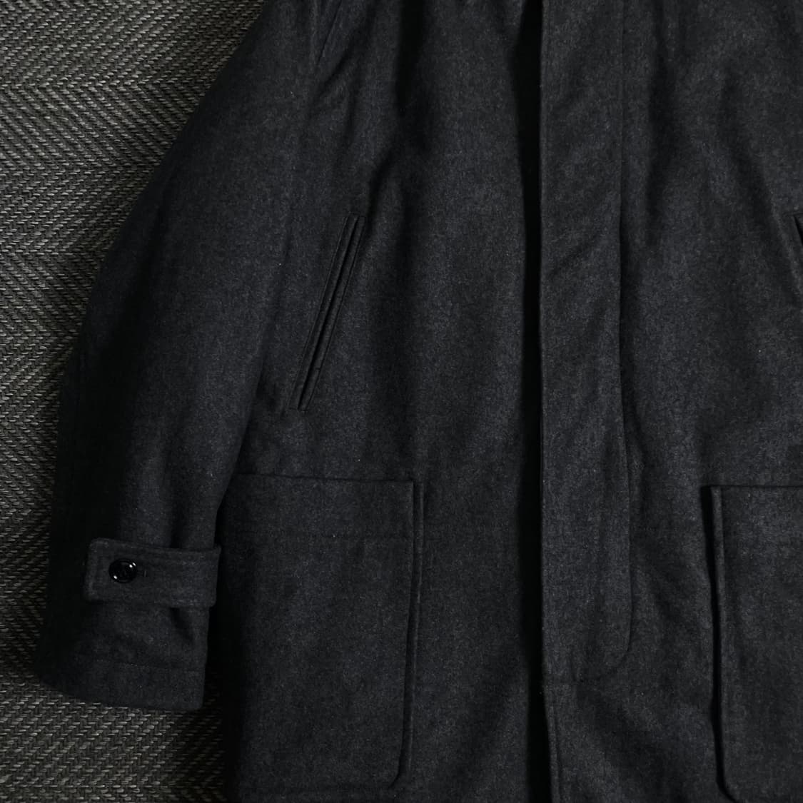 에스피오나지 아메카지 후디 울 롱코트y 3186 상품이미지5