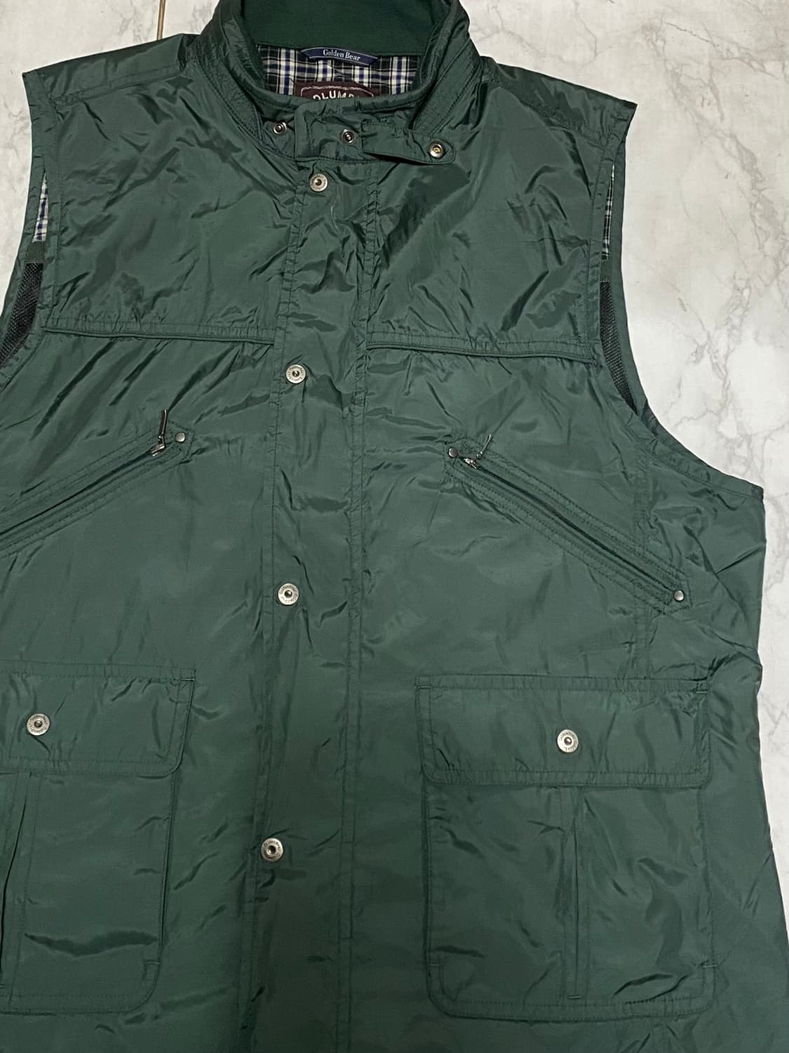 빈티지 그린 베스트 조끼 100 ~ 105 상품이미지3