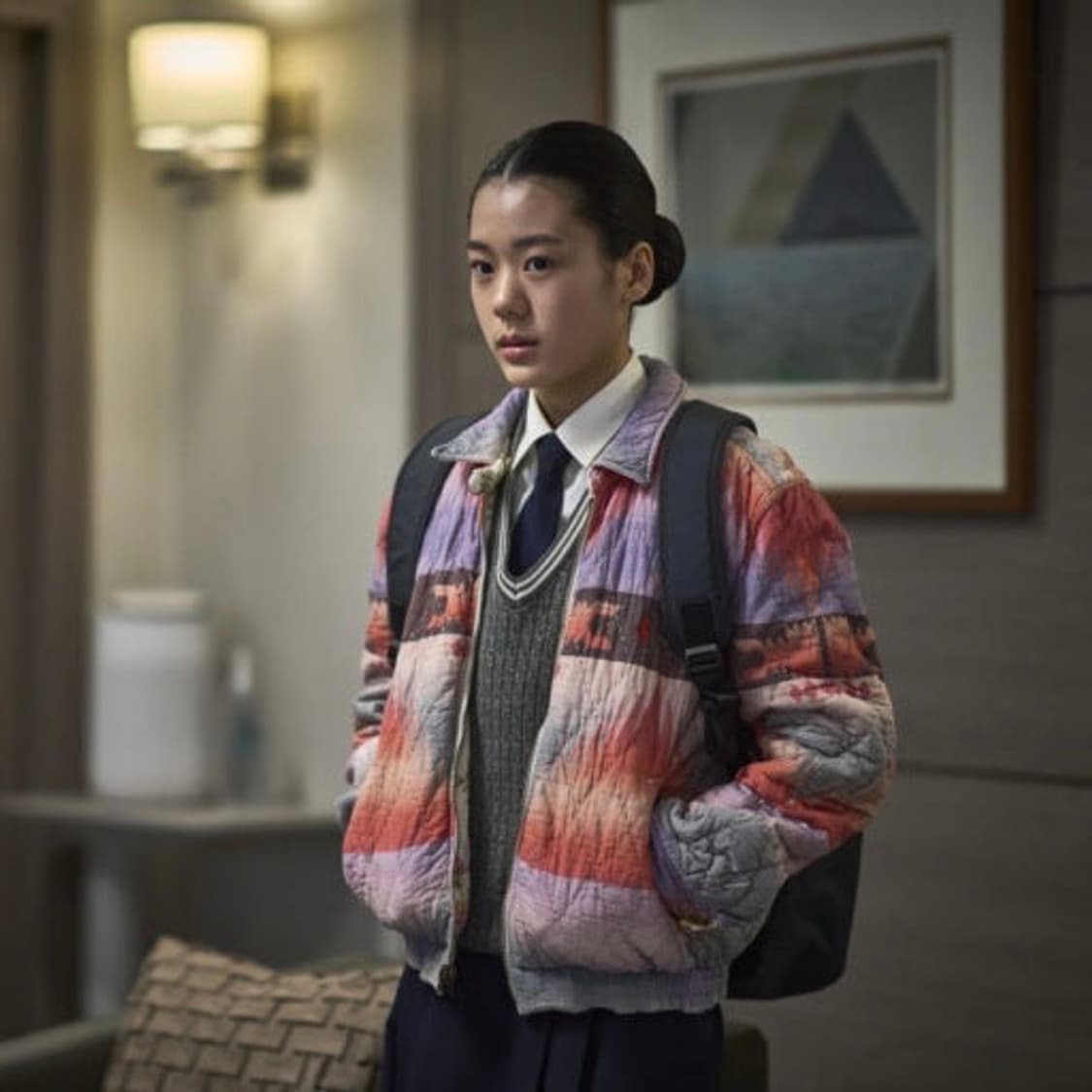 폴로 랄프로렌 리버시블 아즈텍 플로럴 패턴 퀼팅 자켓 상품이미지2