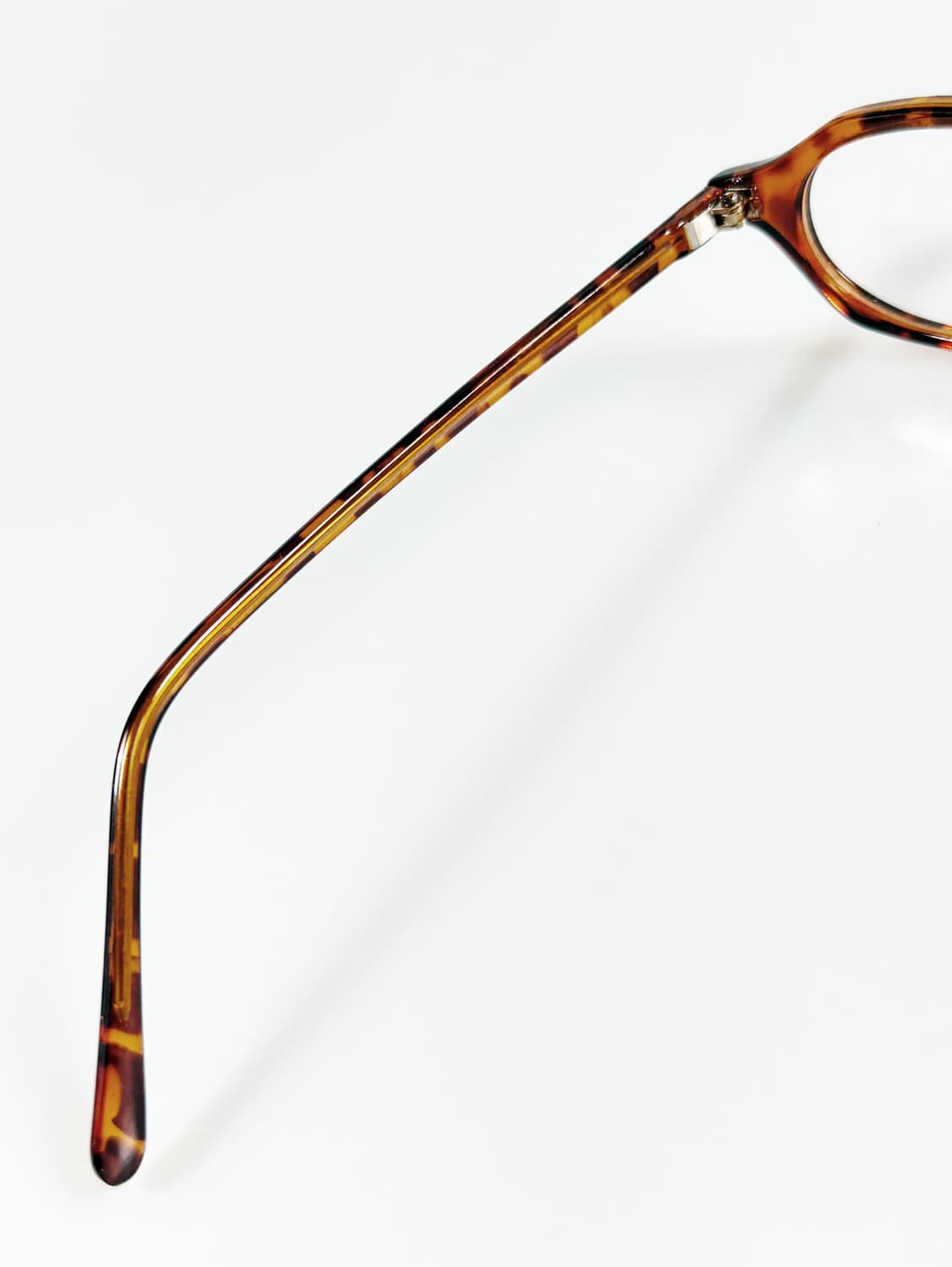90s JOANNNA 토터스쉘 오벌 뿔테 프레임 빈티지 안경 상품이미지6
