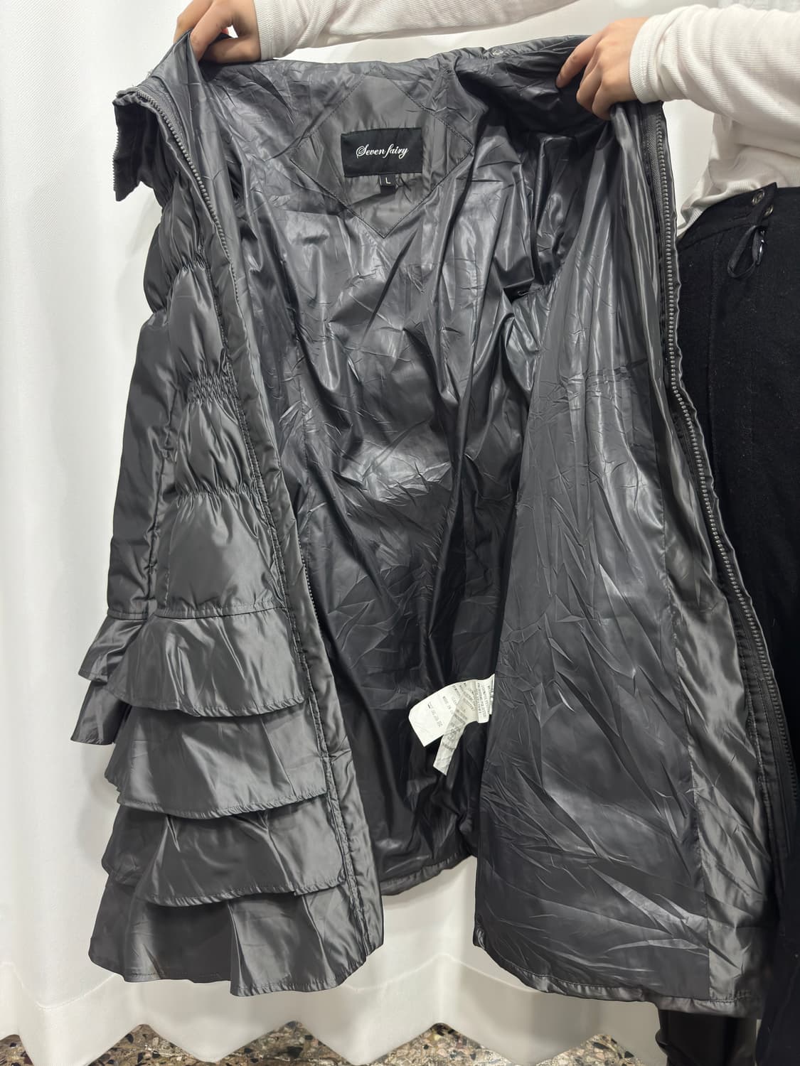 design silver twoway  padding 상품이미지8