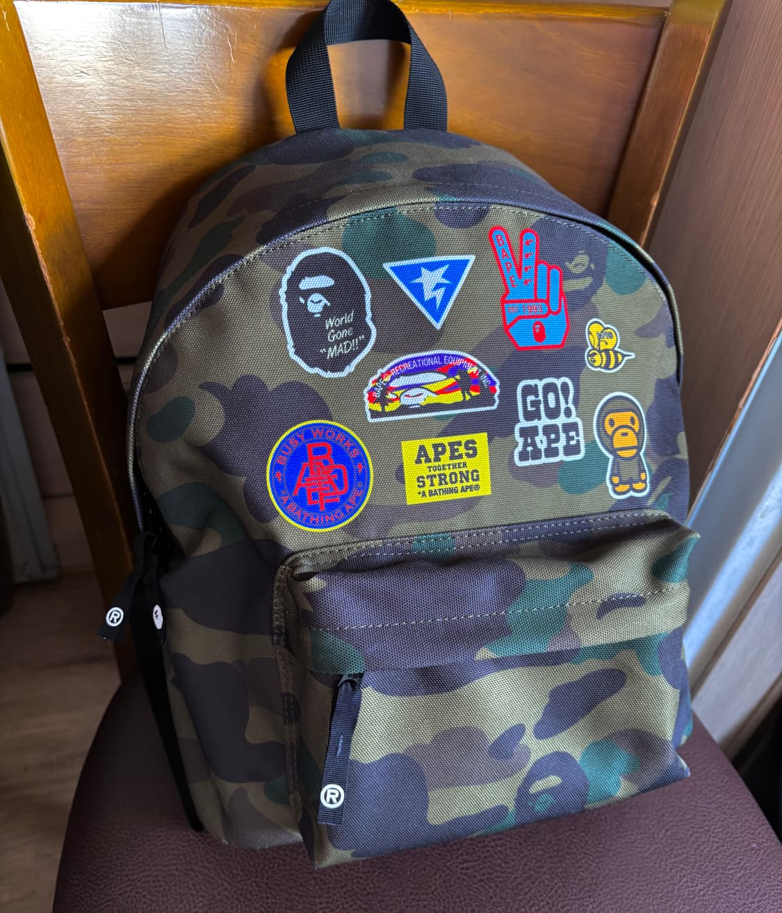 A BATHING APE 1ST CAMO 베이프 카모 패치 프린트 데이팩 상품이미지1