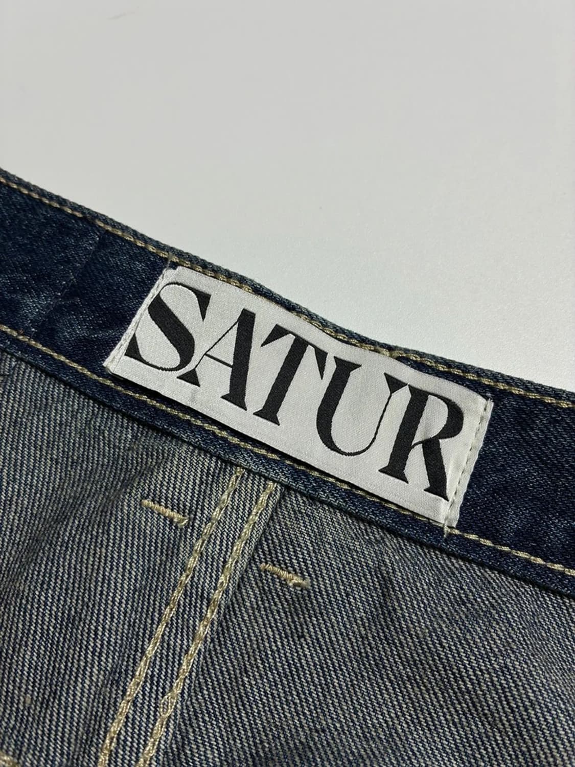 세터 SATUR 23FW 브루클린 뉴트로 와이드 데님 팬츠 R1876 상품이미지6
