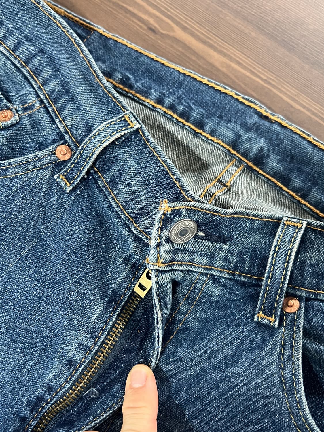 Levis 리바이스 505 레귤러 스트레이트핏 데님 팬츠 상품이미지5
