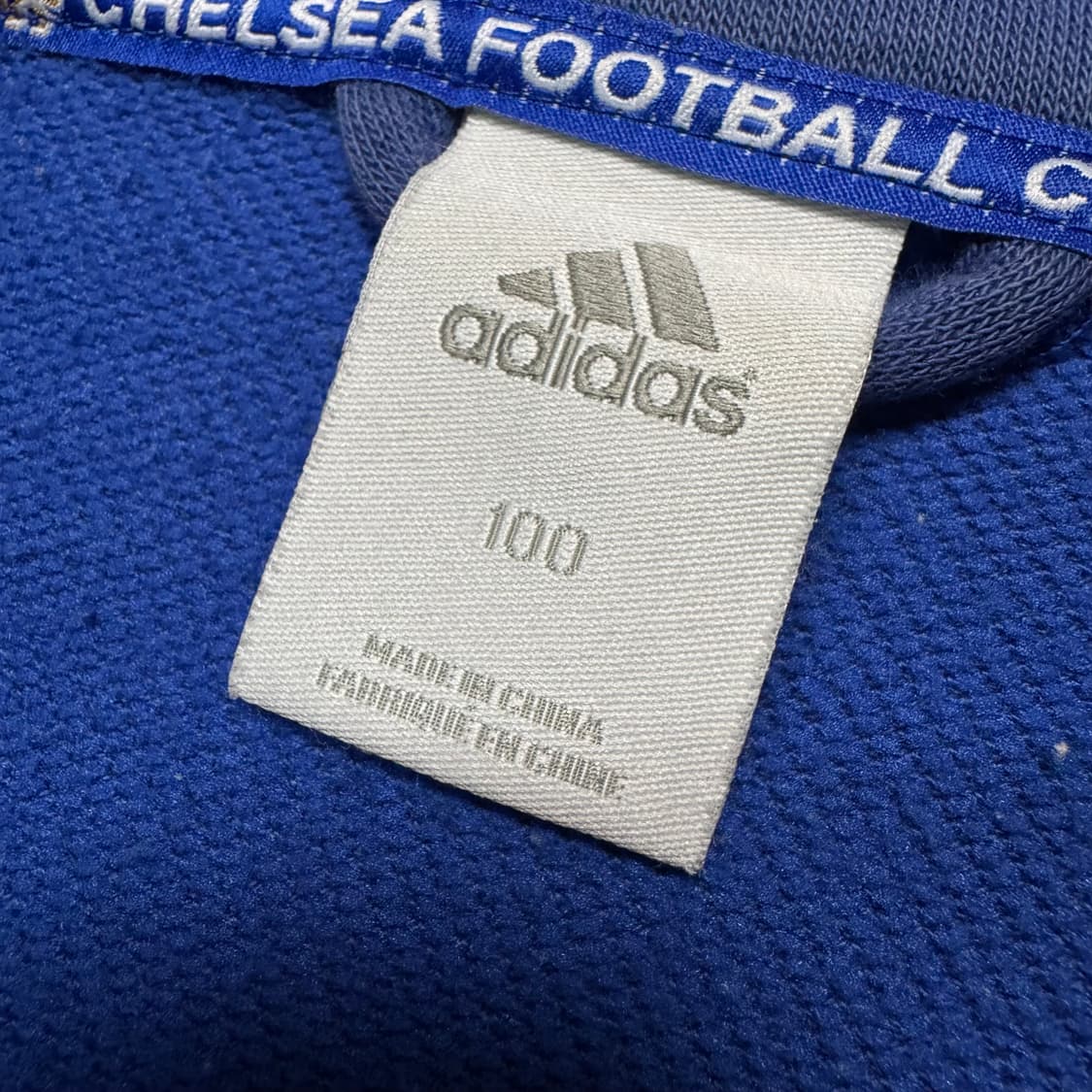 Name : 아디다스 첼시 팀로고 블루컬러 사이드라인 져지 :)  상품이미지3