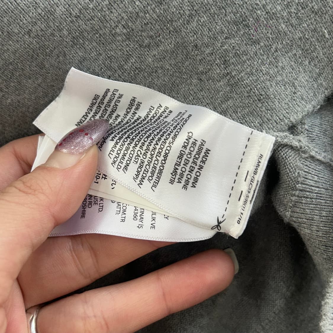 Polo 폴로 화이트포니 그레이 반팔니트 상품이미지6