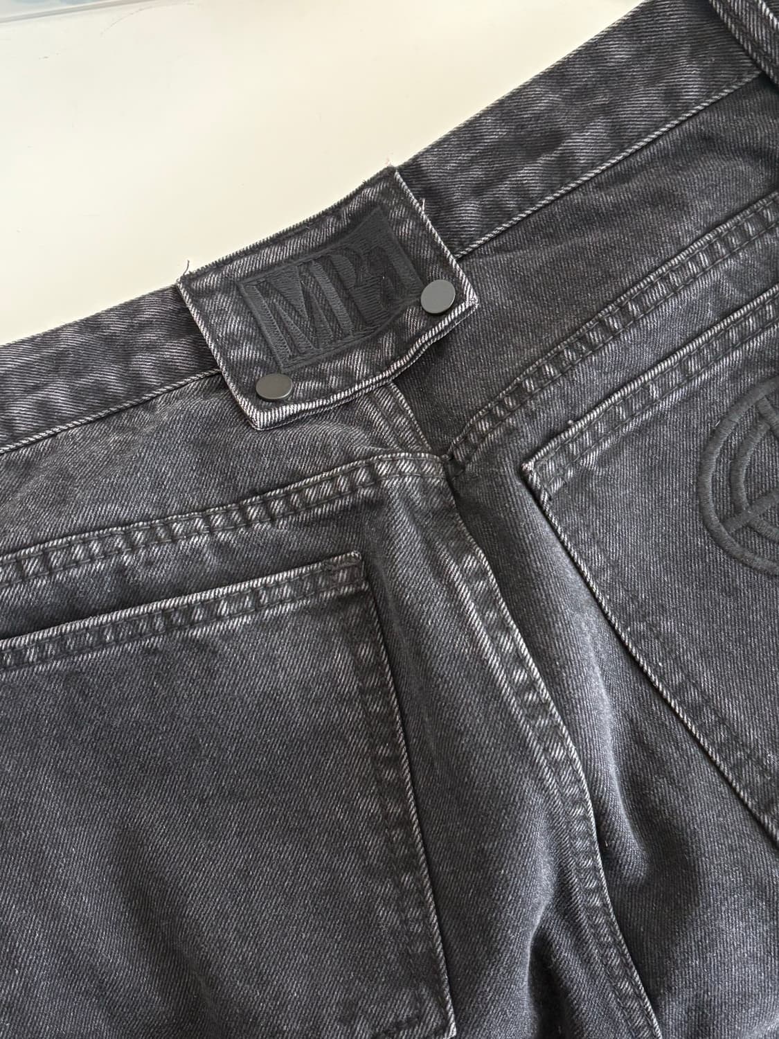 플라스틱프로덕트 페인터 데님 팬츠 S 상품이미지4