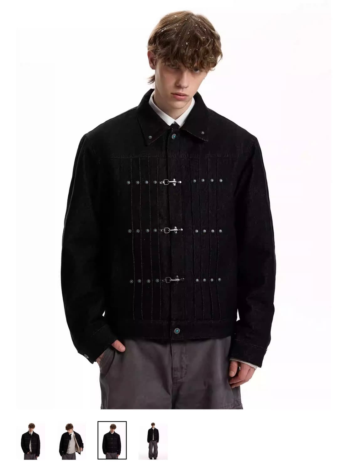 A Puee 남성 데님 자켓 XL 사이즈 새상품 상품이미지3