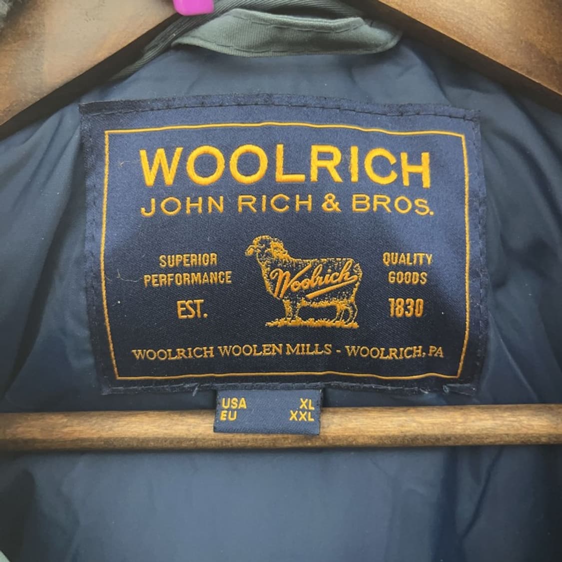 울리치 양털카라 다운 패딩 점퍼 XL C06980 상품이미지5