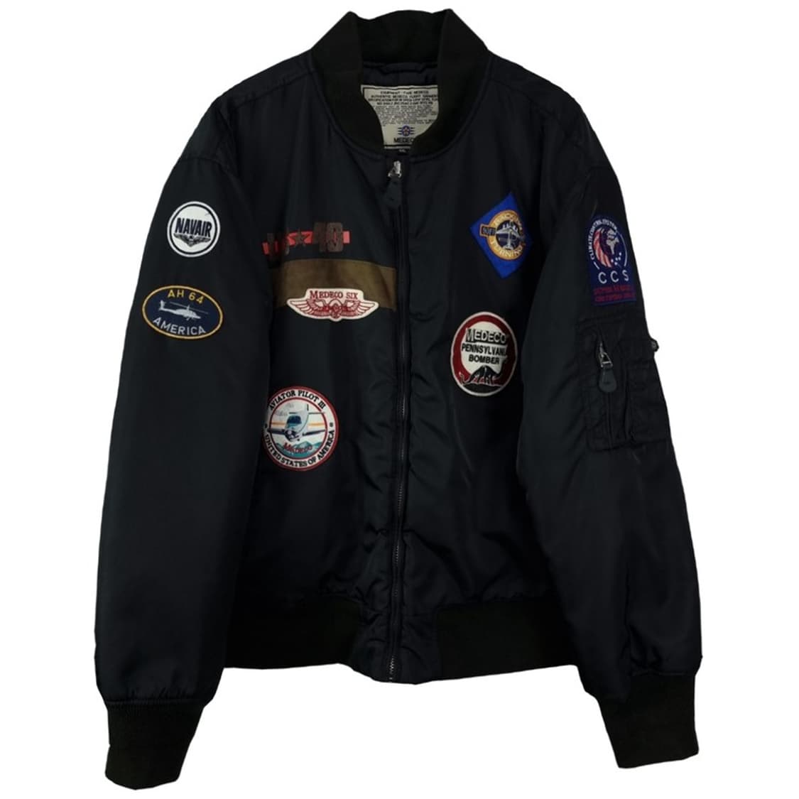 [메데코] 밀리터리 멀티 패치 MA-1 항공점퍼 봄버 자켓 M19452 상품이미지2