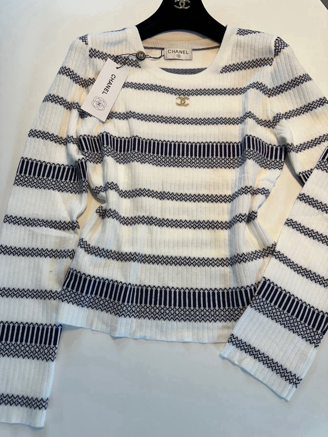 (새상품)샤넬줄지니트 상품이미지4